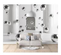 SPECUFX Wall Murals for Bedrooms Adults Optical illusion of modern architecture white 100x70cm Photo Self-adhesive Wallpaper Creative DIY Art Mural Decoration Decal Living Room Dining Bedroom Decor