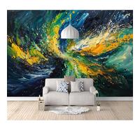 SPECUFX Wallpaper Peel and Stick - Abstract oil painting, colored graffiti 100x70cm Self-Adhesive Pvc Wall Art for Home Decor In Diverse Sizes with Hd Printing