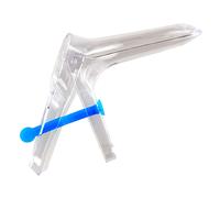 Spéculums gynécologiques stériles à usage unique de type Cusco (boite de 25) - Bleu : Ø 24 mm