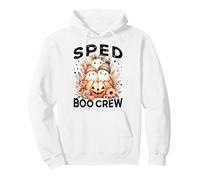 SPED Boo Crew Teacher Special Education Automne Halloween Fantôme Sweat à Capuche