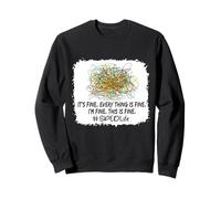 SPED Life It's Fine Everything is Fine I'm Fine This is Fine Sweatshirt