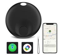 Spedal Smart Tag Traceur, Localisateur d’Objets Compatible avec Apple Localiser (iOS Uniquement), pour retrouvez Valises/Clés/Portefeuilles/Sacs/Bagages, Batterie Remplaçable (1 Noir)
