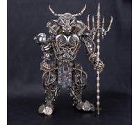 SpedUpX 3D Puzzle en Métal, Modèle dassemblage mécanique en métal 3D à tête de Taureau, Jouet de Construction pour Adultes, Idéal pour Les Cadeaux Et Les Décorations