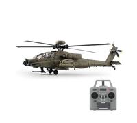 SpedUpX RC Era C170 AH-64D Apache Hélicoptère RC 1/48 2.4GHz 6 Voies Flybarless avec Positionnement Optique Maintien d’Altitude TOF Moteur Brushless(Vert armée/4 Piles)