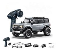 SpedUpX Voiture RC 1:12 4WD tout-terrain, contrôle proportionnel et système | Voiture tout-terrain RC 1:12 avec commande proportionnelle, moteur 380, entraînement métallique, suspension unique et