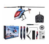 SpedUpX XK K200 helicoptere telecommande - 2,4 G 4 Voies avec Gyroscope 6 Axes, positionnement, Maintien d'altitude, décollage/atterrissage à Une Touche, pour Les Adultes débutants(Batterie 1PCS)
