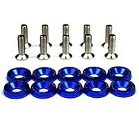 SPEDWHEL Lot de 10 vis de fixation pour trottinette électrique, vis de guidon, rondelles pour Dualtron 1 2 3 Thunder Eagle Ultra Zero 9 KAABO (Bleu)