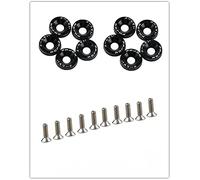 SPEDWHEL Lot de 10 vis de fixation pour scooter électrique, rondelles, pour Dualtron 1, 2, 3, Thunder Eagel Ultra Zero, 9, KAABO (noir)