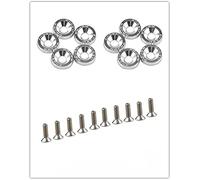 SPEDWHEL Lot de 10 rondelles de fixation pour scooter électrique Dualtron 1 2 3 Thunder Eagel Ultra Zero 9 pièces KAABO (argent)