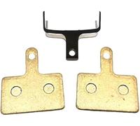 SPEDWHEL Plaquettes de frein à disque Accessoires de rechange Applicable à Kugoo Kirin G4 Kugoo Kirin G3 pro scooter électrique plaquettes de frein en métal (Couleur or)