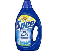 Spee Aktiv Gel Universal 4 + 1 Lessive liquide (22 lavages), formule 4+1 allie pureté, éclat, fraîcheur et durabilité, 20 °C à 95 °C