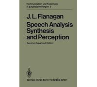 Speech Analysis Synthesis And Perception