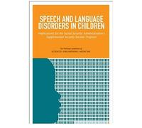 Speech And Language Disorders In Children