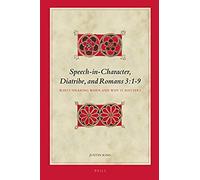 Speech-In-Character, Diatribe, And Romans 3:1-9