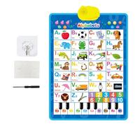Speech Poster for Kids | Alphabet Wall Chart | Christmas Learning Toy | Birthday Gift for Kids | Talking Learning Chart | Safe and Durable Design, Great for Visual and Auditory Learning