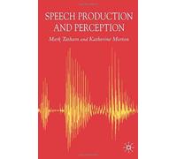 Speech Production And Perception