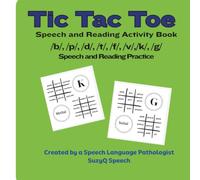 Speech Sound Tic-Tac-Toe Game Book Fun Speech & Reading Practice for /B/, /P/, /D/, /T/, /F/, /V/, /K/, and /G/