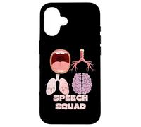 Speech Squad - SLP Speech Therapy Tee Coque pour iPhone 16