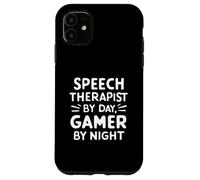 Speech Therapist by Day Gamer by Night Language Pathology Coque pour iPhone 11