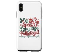 Speech Therapy Christmas Speech Therapist Coque pour iPhone XS Max