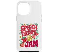 Speech Therapy is My Jam Boho Floral | SLP Speech Therapist Coque pour iPhone 13 Pro Max