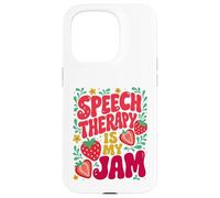 Speech Therapy is My Jam Boho Floral | SLP Speech Therapist Coque pour iPhone 15 Pro