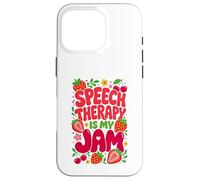 Speech Therapy is My Jam Boho Floral SLP Speech Therapist Coque pour iPhone 16 Pro