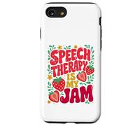Speech Therapy is My Jam Boho Floral | SLP Speech Therapist Coque pour iPhone SE (2020) / 7/8