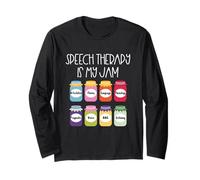 Speech Therapy is My Jam Shirts pour Femmes Manche Longue