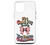 Speech Therapy SLP Help Tiny People Communicate Coquette Coque pour iPhone 12/12 Pro