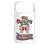 Speech Therapy SLP Help Tiny People Communicate Coquette Coque pour iPhone 17 Pro Max