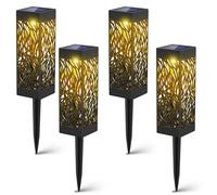 Speed 4er solarlampe set lampe solaire jardin éclairage extérieur décoration étanche blanc chaud