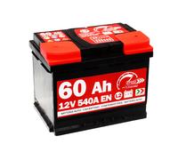 SPEED 7903431 Batterie auto plomb-acide 12V 60Ah 540A droite 242x175x190 mm