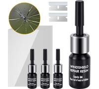 Speed Auto Kit de réparation de pare-brise outil, kit de réparation de pare-brise de voiture, liquide de réparation de verre pour les fissures de pare-brise 4pcs