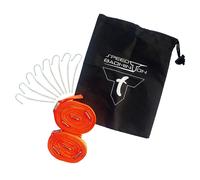 Talbot Torro Speed-Badminton Court Lines (Lignes de démarcation de Terrain) sous Blister (néon Orange)