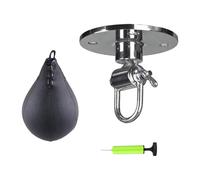 Speed Bag Sac de boxe, Poire Ball Punch Gear, Punching Boxing Pouch Punching Boxe, Matériel d'entraînement à boucle pivotante, Sac de frappe gonflable, Kit de frappe | Idéal pour les adolescents, les