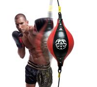 Speed Bag - Sac de boxe pour entraînement de vitesse de boxe | Poinçonnage d'entraînement thaïlandais | Entraînement pivotant suspendu | Sac de boxe pour adolescents et adultes | Sac d'entraînement