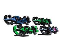 Speed Champions F1 Lot de 2 présentoirs verticaux compatibles avec les ensembles LEGO Formula 1 76906 à 76919 - Peut contenir 4 voitures - Rehausseurs verticaux pour collection de voitures de course