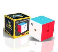Speed Cube 2x2x2 Cube Magique 2x2 Cube Magique Speedcube，Facile à Tourner & Jeu Lisse & Couleurs Vives, Speedcube 3D Jeux de Puzzle pour Enfants Adultes