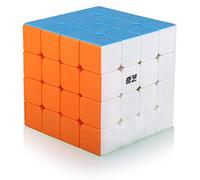 Speed Cube 4x4 4x4x4 Stickerless Magic Puzzle Cube de Vitesse Magique Cadeau de Vacances pour Enfants Adultes (sans Autocollant)