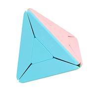 Speed Cube, Autocollants Speed Cube | Cube Puzzle Magique Pyramidale Sans Autocollant - Macaron Comment Commencer Jouet Puzzle Cube Magique Triangle, Cubes Éducatifs Couleur