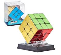 Speed Cube, Cyclone Boys Cube Magique Miroir Réfléchissant 3x3 Original sans Autocollant Cube Brillant Vif 3D Casse-tête Puzzle Cube Cadeaux pour Passionnés de Speed Cube