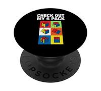 Speed Cube Puzzle Cubing Funny Découvrez Mon Pack de Six PopSockets PopGrip Adhésif