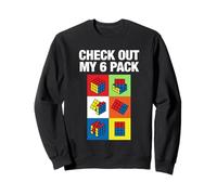 Speed Cube Puzzle Cubing Funny Découvrez Mon Pack de Six Sweatshirt