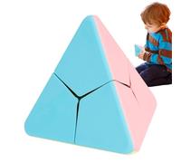 Speed Cube sans Autocollant,Cube de Vitesse sans Autocollant Pyramide