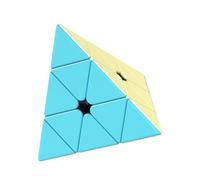 Speed Cube sans Autocollant,Cube de Vitesse sans Autocollant Pyramide