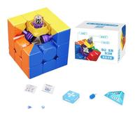 Speed Cube, Super Rs3m Cube Sustentation Magnétique de Vitesse 3x3x3 sans Autocollant, Lisse et Facilement Réglable Puzzle Cube Professionnel Jouet pour Les Amateurs de Cubes