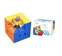 Speed Cube, Super Rs3m Cube Version magnétique de Vitesse 3x3x3 sans Autocollant, Lisse et Facilement Réglable, Puzzle Cube Professionnel Jouet pour Les Amateurs de Cubes