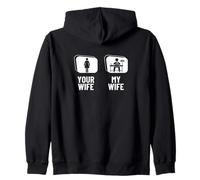 Speed Cuber Votre Femme, ma Femme, Mon Mari, Un Speed Cubing Amusant Sweat à Capuche