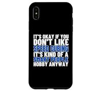 Speed Cubing est pour Les Gens intelligents drôle Speed Cuber Coque pour iPhone XS Max